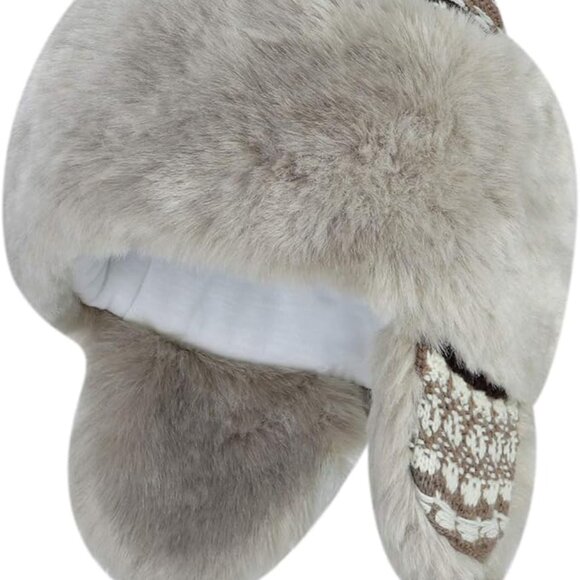 Winter warm ear flap hat